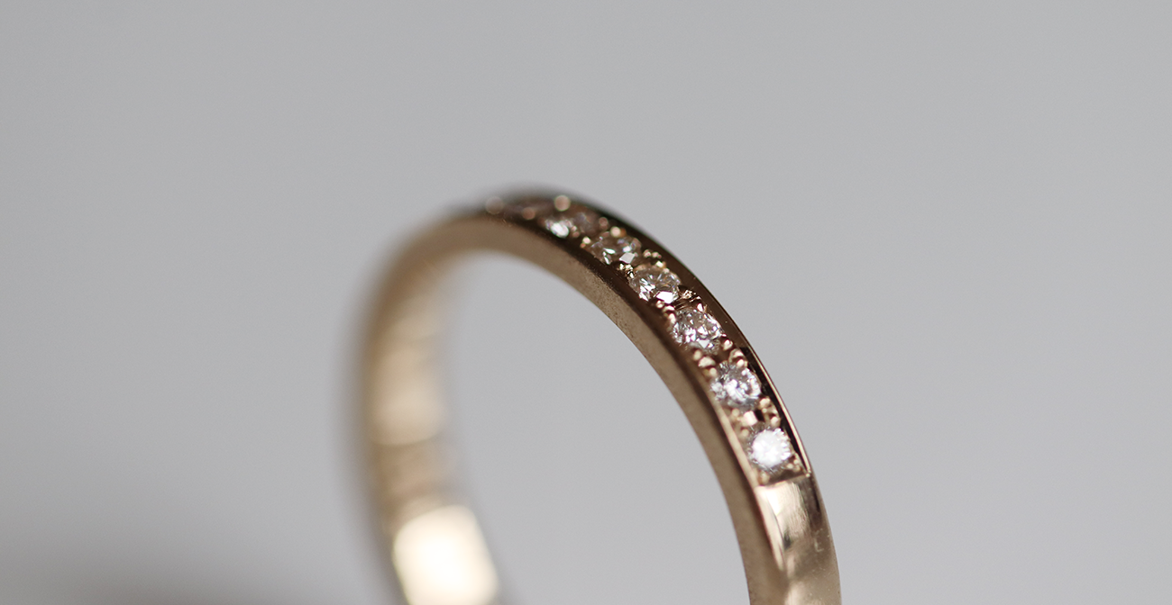 Engagement Ring Making Class = Half Eternity