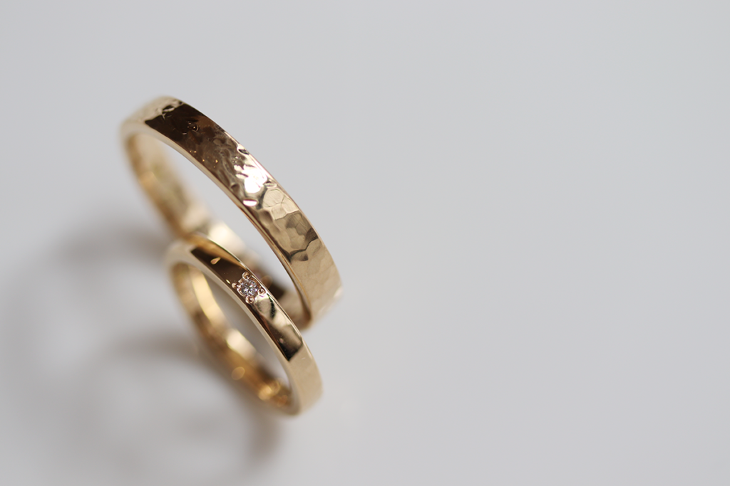 KOBO K18YG Handmade Wedding Rings