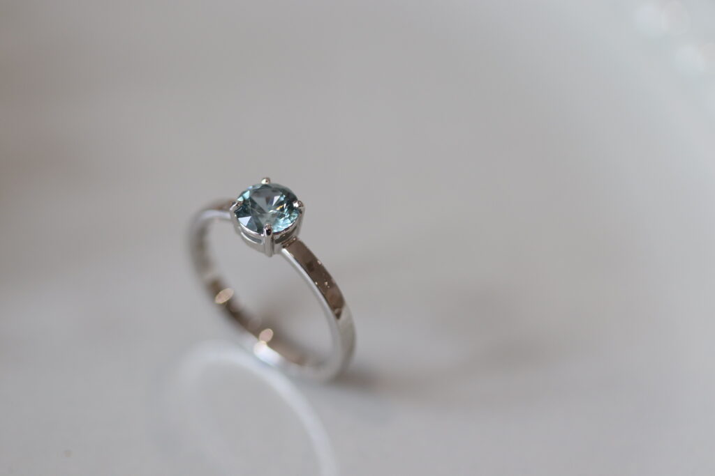 Engagement Ring - Montana Sapphire