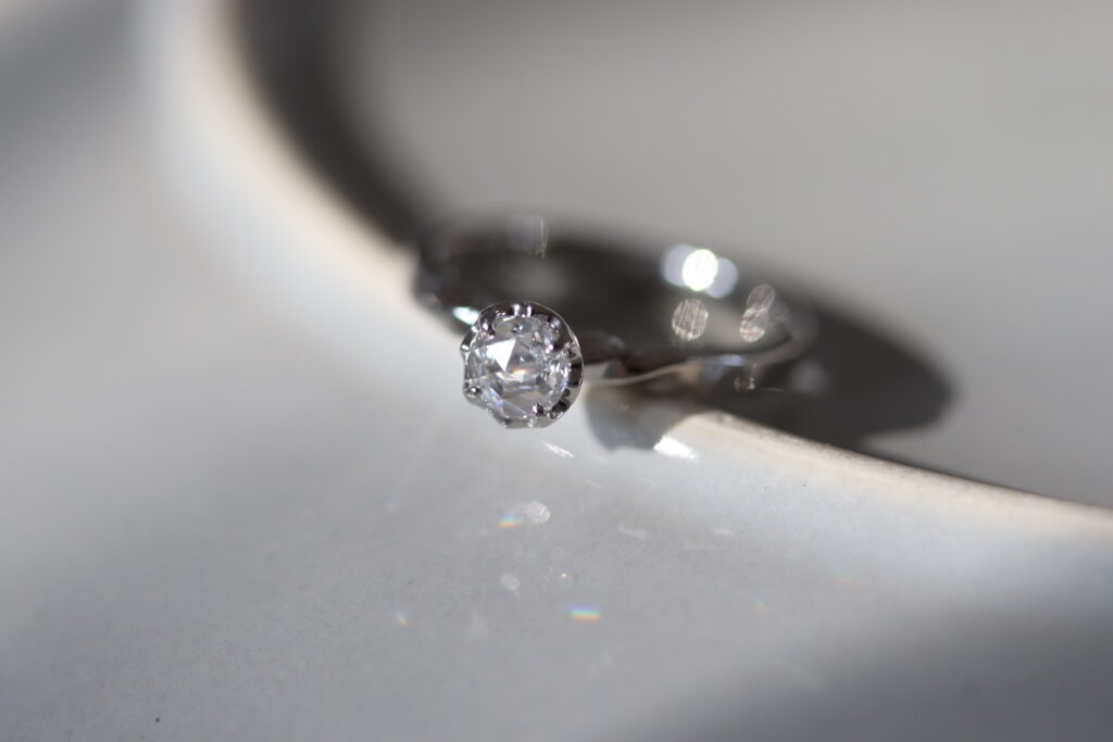 Engagement Ring - Rose Cut Diamond