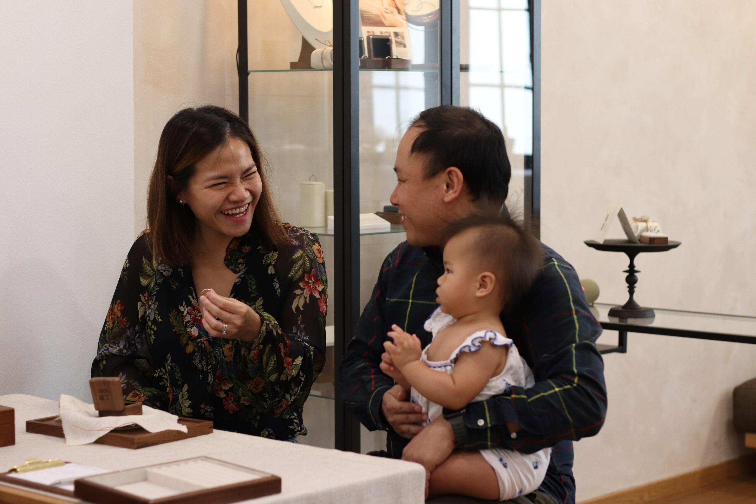 Engagement Ring Making Class - F & family