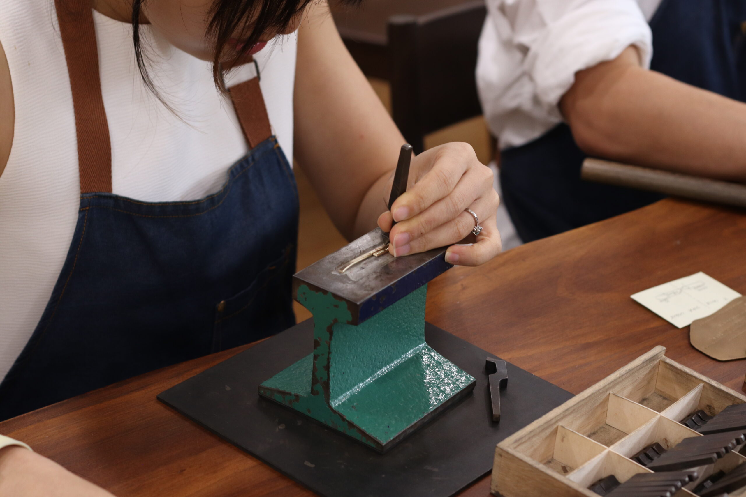 C & T's Wedding Ring Making - Engraving