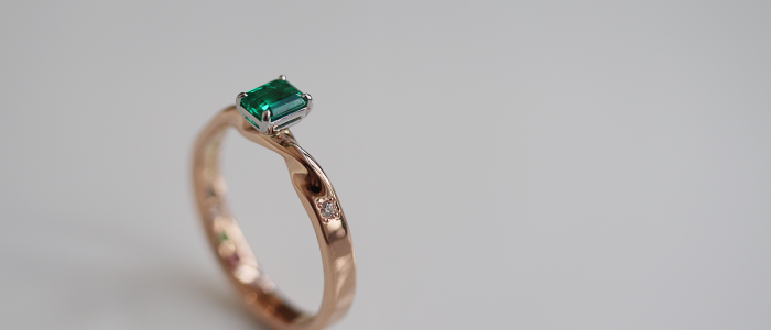 Engagement Ring Making Class - Emerald